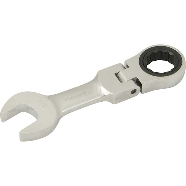 Tools 3/4" Stubby Flex Head Ratcheting Wrench